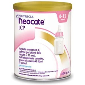 Danone Nutricia Spa Soc.Ben. Neocate LCP Alimento Ipoallergenico in Polvere dalla Nascita 0-12 Mesi 400g - Nutricia