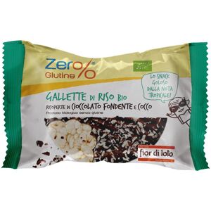 Biotobio Srl Zer%Glut Gallette di Riso Cioccolato Fondente e Cocco