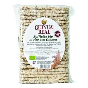 Biotobio Soffiette di Riso con Quinoa senza Glutine 130g - Snack Croccante e Salutare
