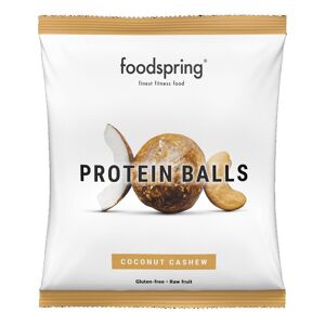 Food Spring Gmbh Foodspring Protein Balls Snack Proteico Gusto Cocco Anacardi 40g - Il Piacere Proteico del Tropico