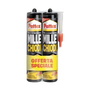 Pattex Colla  Millechiodi Forte&Rapido Bipack 400 gr