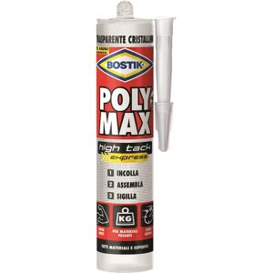 Bostik Colla per assemblare  Poly Max High Tack Express 300 gr trasparente 300 gr