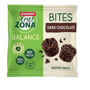 Enervit EnerZona  Alimentazione Dieta a ZONA Bites Cioccolato Fondente 40-30-30 1 Minipack da 24 Grammi