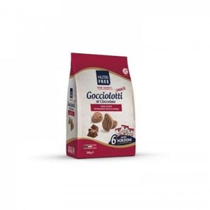 nt food spa nutrifree linea dolci bontà e colazioni gocciolotti al cioccolato 40g 6 monoporzioni