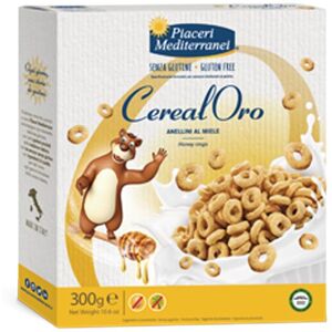 eurospital spa eufarma linea senza glutine piaceri mediterranei colazione cerealoro anellini al miele 300 g