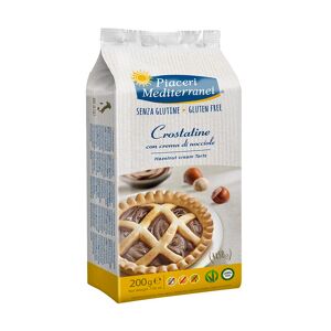 EUROSPITAL SpA Eufarma Linea Senza Glutine Piaceri Mediterranei Crostatina Con Crema Di Nocciola 4 X 50 g