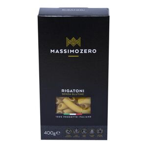 MASSIMO ZERO Srl Massimo Zero Alimenti senza Glutine Rigatoni Pasta Secca 400 g