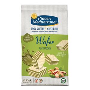 EUROSPITAL SpA Piaceri Mediterranei Wafer al Pistacchio Senza Glutine 200 g