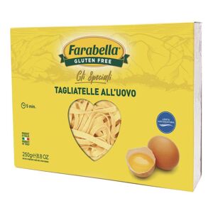BIOALIMENTA Srl Tagliatelle all'uovo Senza Glutine Farabella Pasta Gustosa e Sicura 250 g