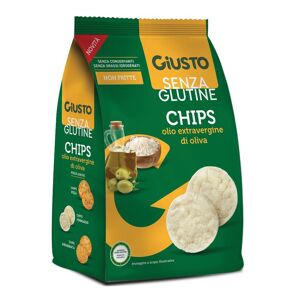 FARMAFOOD Srl Giusto Senza Glutine Chips All'Olio Extra Vergine Di Oliva 48g
