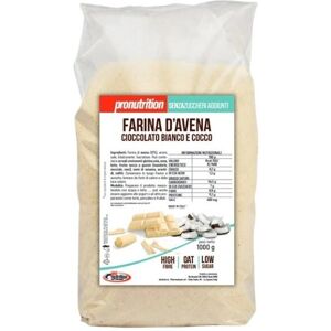 Pro Nutrition Farina di Avena Bianco Cocco 1KG