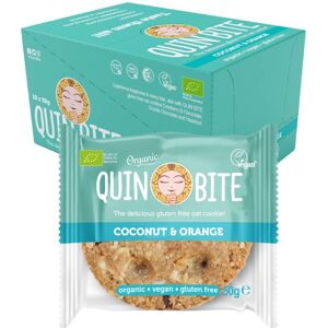 Quin Bite Cookie - cocco & arancia - bio - 10x50g