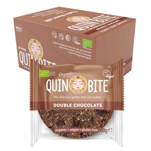 Quin Bite Cookie - doppio cioccolato - bio - 10x50g
