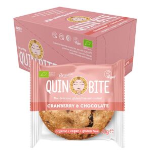 Quin Bite Cookie - mirtilli & cioccolato - bio - 10x50g