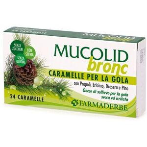 Farmaderbe Mucolid Bronc Balsamiche Caramelle per la Gola