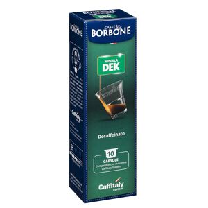 Caffitaly Caffè Borbone miscela Dek confezione 10 capsule