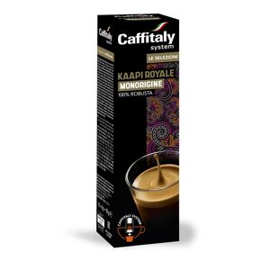 Caffitaly Caffè Monorigine Kaapi Royale 100% Robusta box 10 capsule