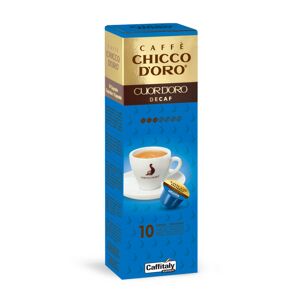 Chicco Caffè Cuor d'Oro Decaffeinato. Confezione 10 capsule