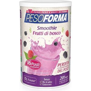 Pesoforma Smoothie Ai Frutti di Bosco Pasto Sostitutivo Barattolo 436 g