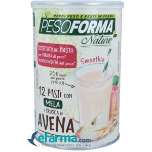 Pesoforma Nature Smoothie Mela e Crusca di Avena Pasto Sostitutivo 12 Pasti