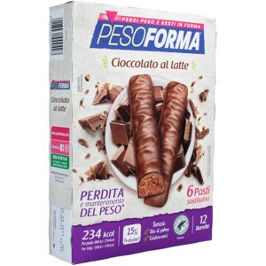 Pesoforma Barrette al Cioccolato al Latte 6 Pasti