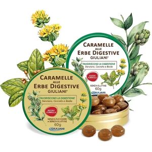 GIULIANI Caramelle Alle Erbe Digestive Senza Zuccheri 60 g