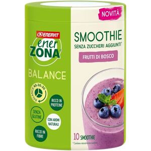 Enerzona Smoothie Proteico Frutti di Bosco per Spuntini Bilanciati 300 gr