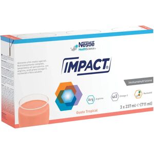 Impact Tropical Formula per Immunonutrizione Pronta da Bere 3x237 ml