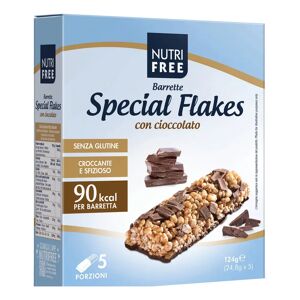 Nutri Free Special Flakes Con Cioccolato Barrette Senza Glutine 5x24,8 g