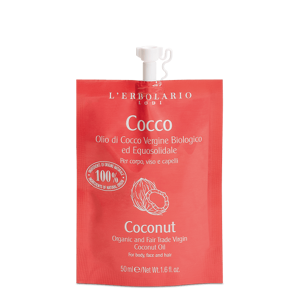 L'Erbolario Olio di Cocco Vergine Biologico ed Equosolidale Cocco 50 ml