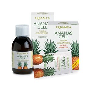 Erbamea Ananas Cell Fluido Concetrato Confezione da 15 bustine monodose da 20 ml
