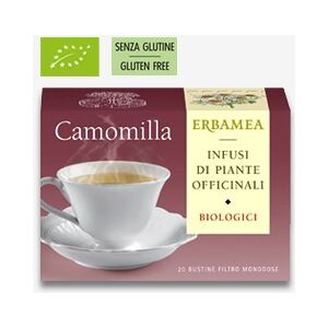 Erbamea CAMOMILLA 20 bustine filtro da agricoltura Biologica