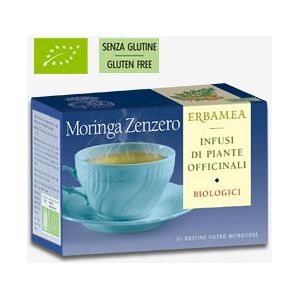 Erbamea MORINGA-ZENZERO 20 bustine filtro da agricoltura Biologica