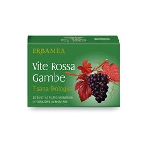 Erbamea VITE ROSSA GAMBE TISANA BIOLOGICA 20 bustine filtro monodose