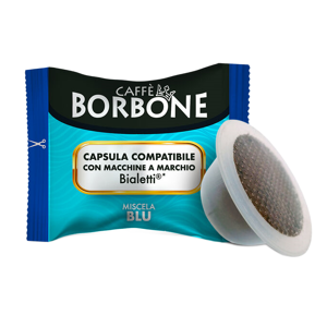 Caffè Borbone - Miscela Blu - Box 100 Capsule Compatibili Bialetti Da 6g