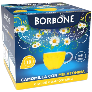 Caffè Borbone Camomilla Con Melatonina  - Box 18 Cialde Ese44 Da 1.5g