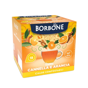 Caffè Borbone Tisana Cannella E Arancia  - Box 18 Cialde Ese44 Da 3.5g