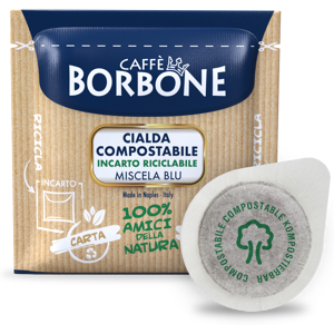 Caffè Borbone - Miscela Blu - Box 50 Cialde Ese44 Da 7.2g + 5 Cialde Omaggio