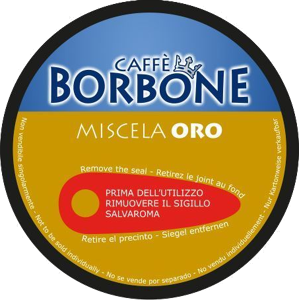 Caffè Borbone Dolce Re - Miscela Oro - Box 90 Capsule Compatibili Dolce Gusto Da 7g