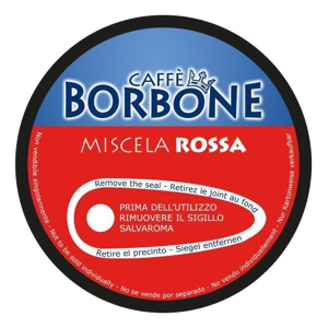 Caffè Borbone Dolce Re - Miscela Rossa - Box 90 Capsule Compatibili Dolce Gusto Da 7g