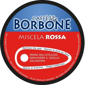 caffè borbone dolce re - miscela rossa - box 90 capsule compatibili dolce gusto da 7g