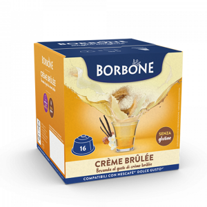 Caffè Borbone Crème Brûlée  - 16 Capsule Compatibili Dolce Gusto Da 14g