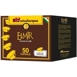 Passalacqua Caffè  Elmir - Gusto Pieno - Box 50 Capsule Compatibili A Modo Mio Da 5.5g