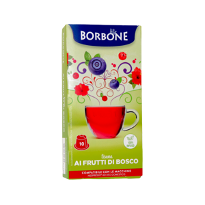 Caffè Borbone Tisana Ai Frutti Di Bosco  - 10 Capsule Compatibili Nespresso Da 3g