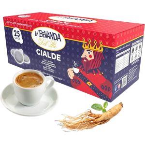 La Bevanda Del Rè Caffè Ginseng  - Box 25 Cialde Ese44 Da 7.5g