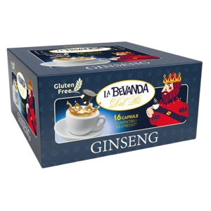 La Bevanda Del Rè Ginseng  - Box 16 Capsule Compatibili Nespresso Da 7g