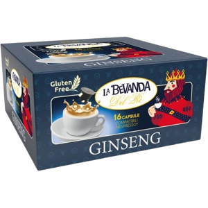 La Bevanda Del Rè Ginseng - Box 16 Capsule Compatibili Nespresso Da 7g