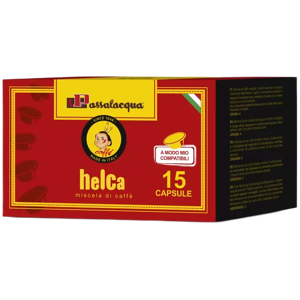 Passalacqua Caffè  Helca - Gusto Forte - Box 15 Capsule Compatibili A Modo Mio Da 5.5g