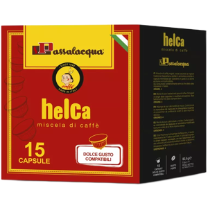 Passalacqua Caffè  Helca - Gusto Forte - Box 15 Capsule Compatibili Dolce Gusto Da 5.5g