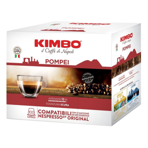 Kimbo Caffè  Pompei - Box 100 Capsule Compatibili Nespresso Da 5.4g